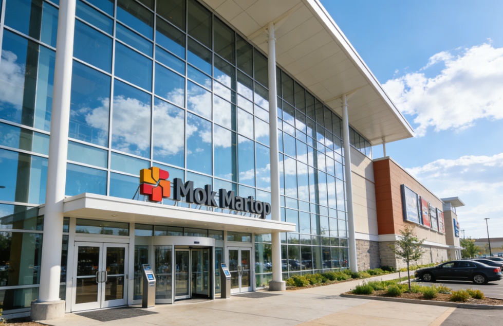 Großflächige Stahlkonstruktionen für Supermärkte