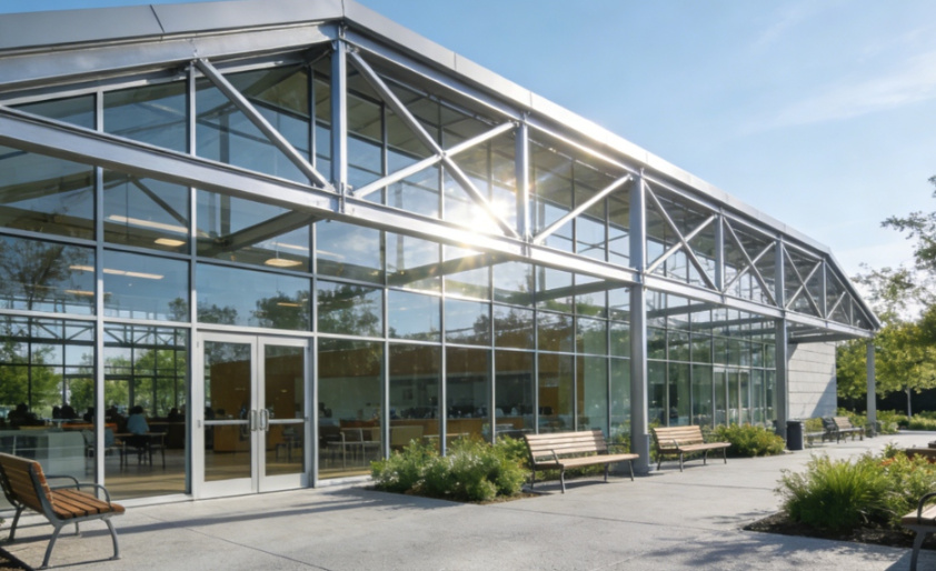 Centros de Lazer com Estrutura em Aço