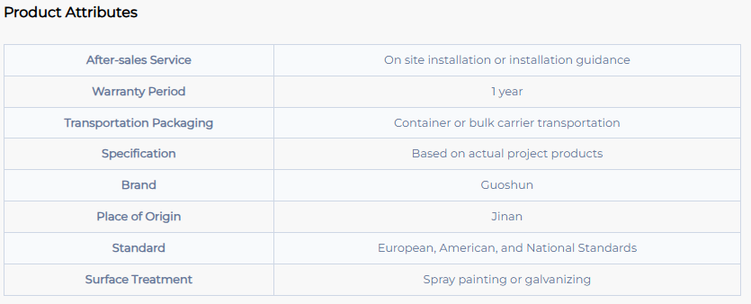 Tribune van staalconstructie