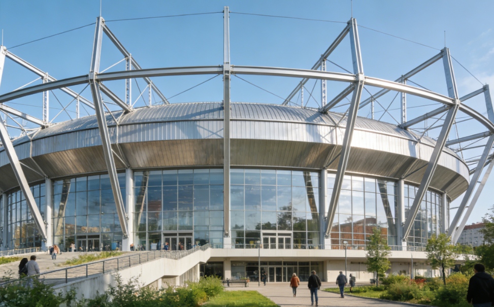 Théâtres à structure métallique.