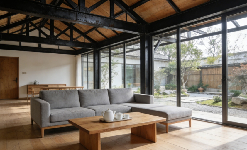 Casas de familia con estructura de acero