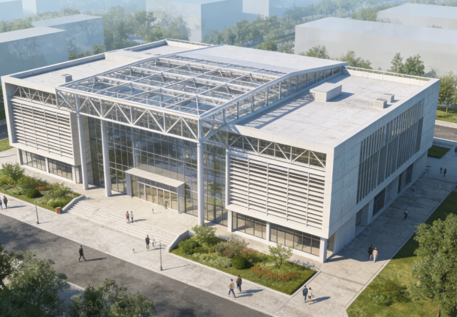 Steel Structure Cultural Center