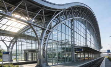 Steel structure station