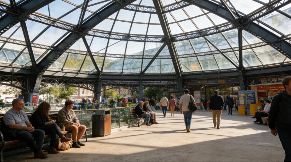 Stahlkonstruktionskuppel