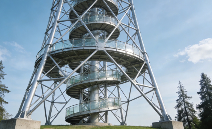 Torre de observação em aço