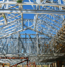Treillis d’acier pour les maisons résidentielles à ossature de toit 