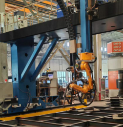 Poutre de boîte en acier (soudage robotisé)