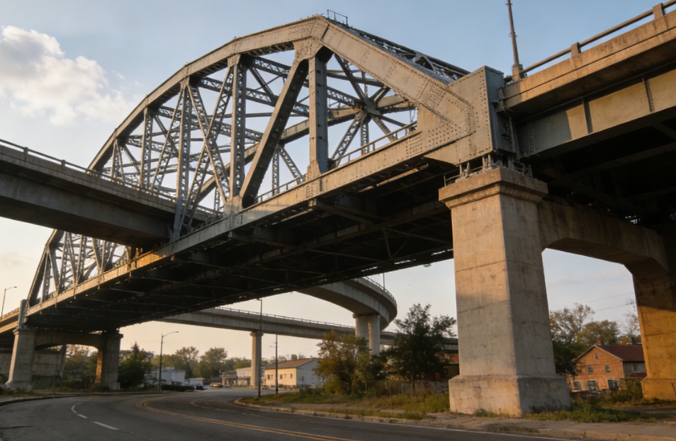 الهيكل الصلب جسر البلدية