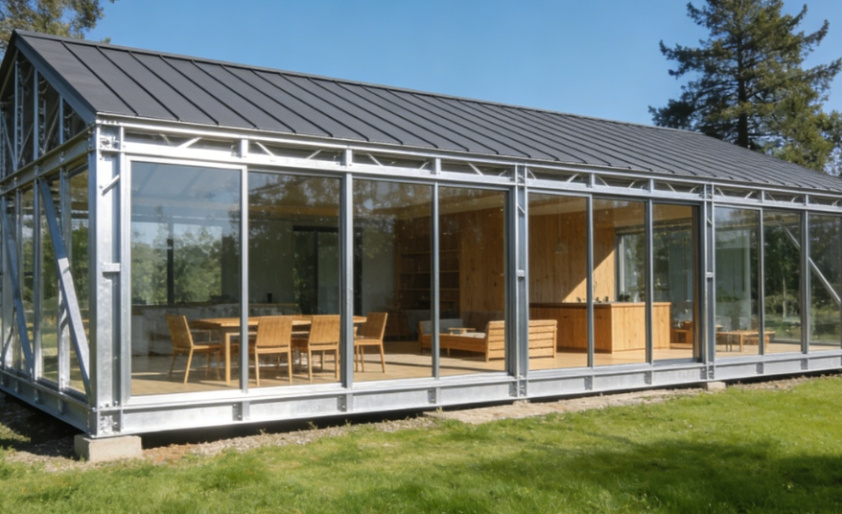 Casas de familia con estructura de acero