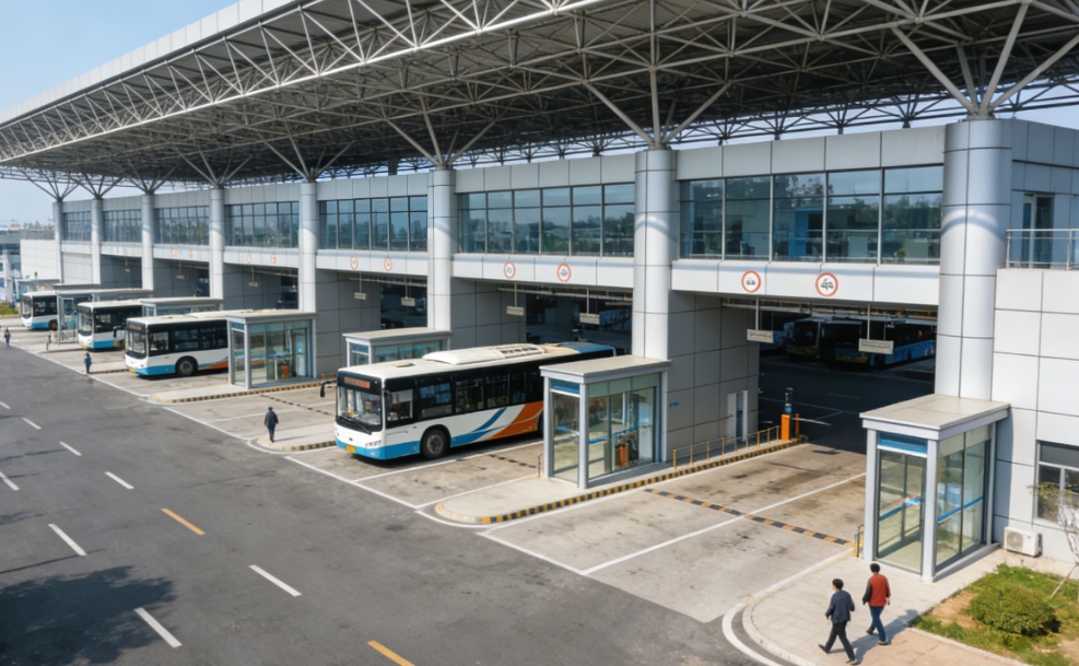 鉄骨バスターミナル