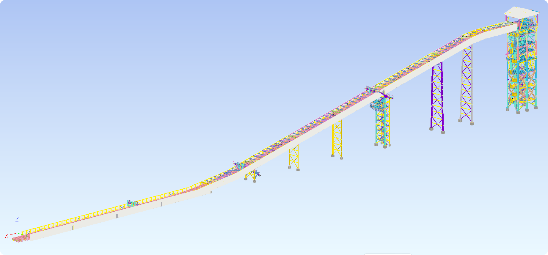 Vorgefertigtes Stahltransportsystem