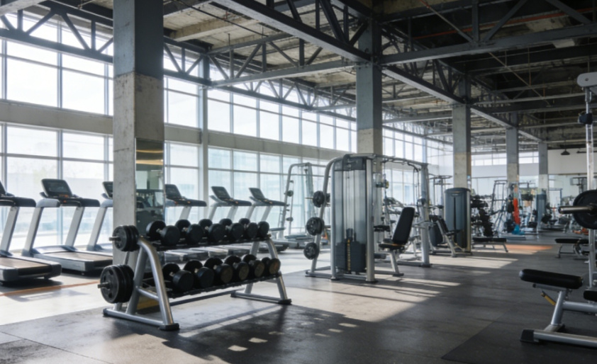 Centres de remise en forme à structure métallique