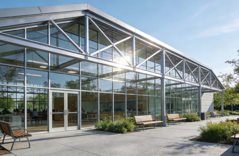 Centres de loisirs à structure métallique