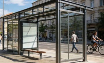 Steel structure bus station