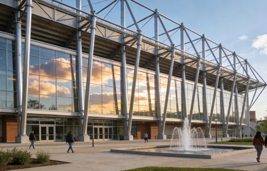 鉄骨スタジアム