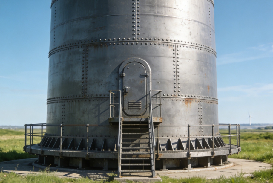 Tours d'éoliennes en structure d'acier
