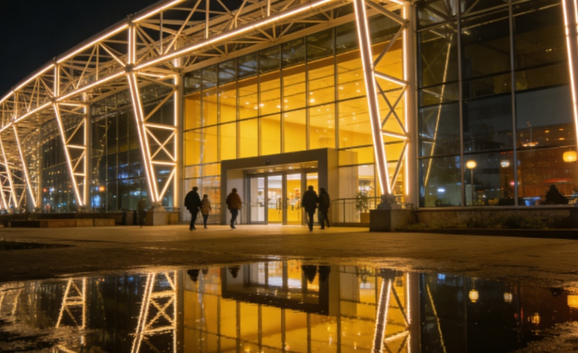 Salones de banquetes con estructura de acero