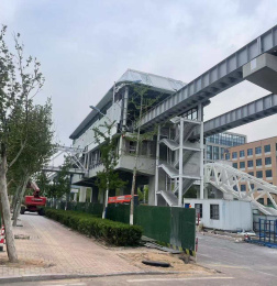 Prefabricated steel structure subway station