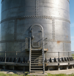 Torre cónica em aço para geração de energia eólica