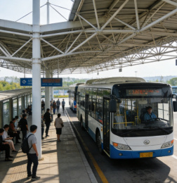 鉄骨バスターミナル