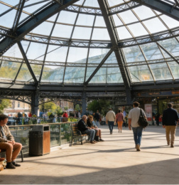Cúpula de Estrutura de Aço – Telhado de Cúpula de Aço de Grande Vão