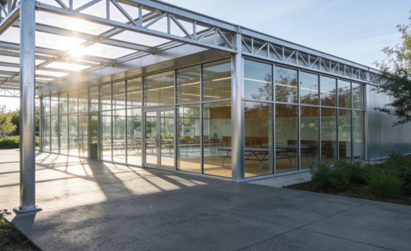 Centros de Lazer com Estrutura em Aço