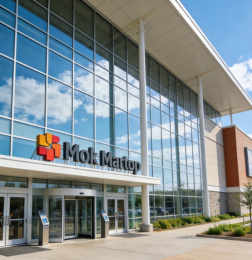 Großflächige Stahlkonstruktionen für Supermärkte