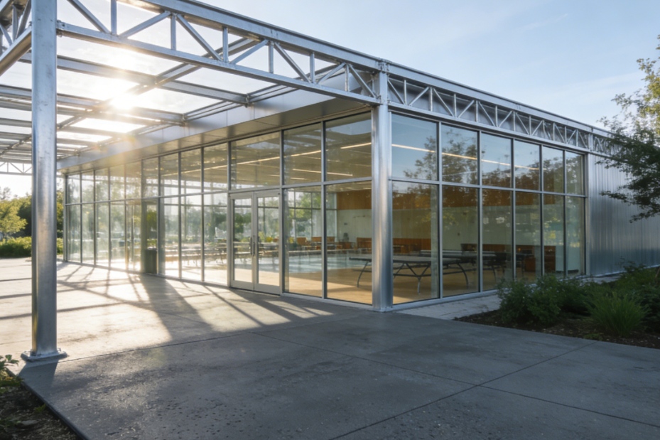 Centres de loisirs à structure métallique