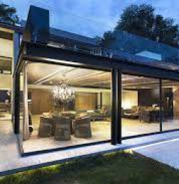 Maison de construction à structure en acier