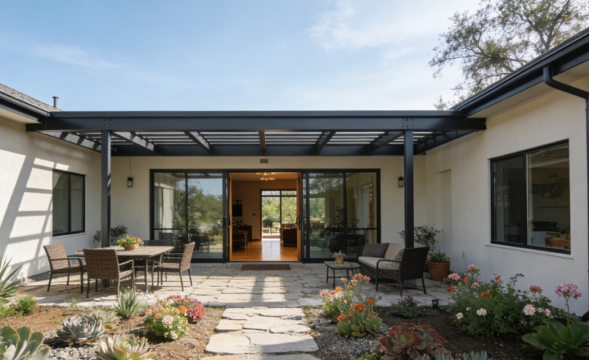 Villen mit Stahlkonstruktion