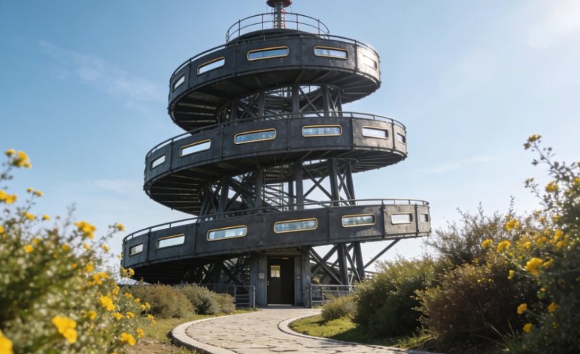Torre de observação em aço