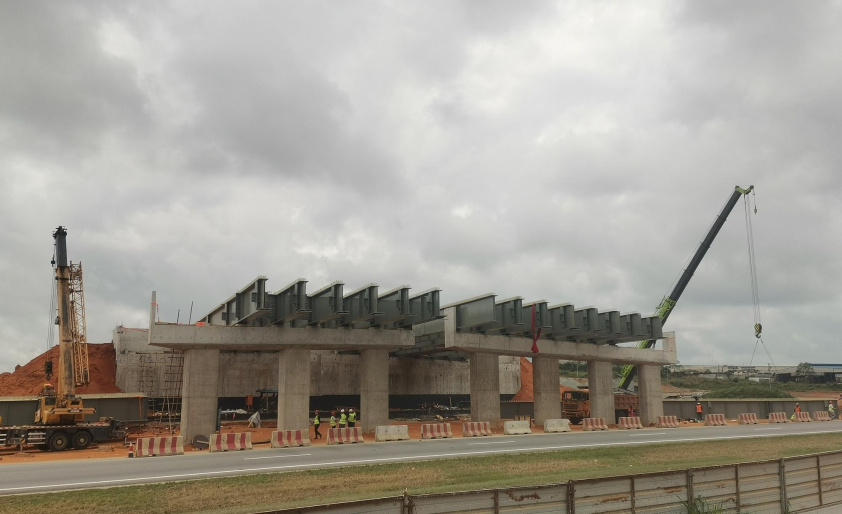 جسر مسبق الصنع ذو هيكل فولاذي