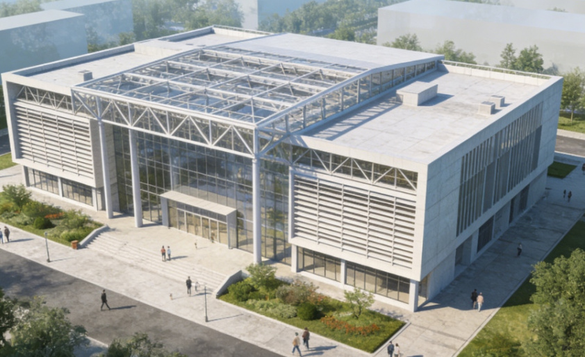 Centros Culturais com Estrutura em Aço