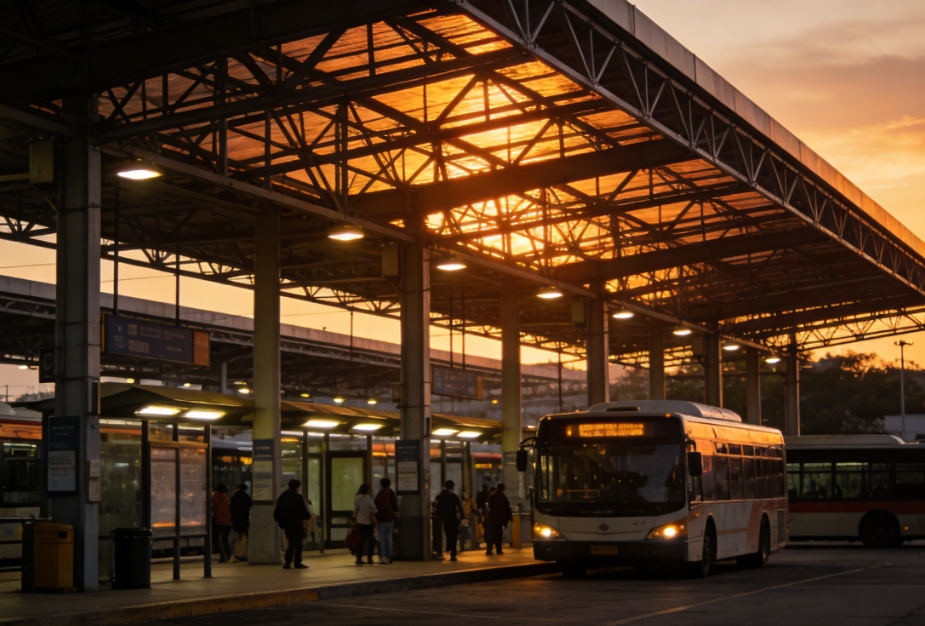 鉄骨バスターミナル