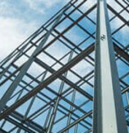 Structure de poutre de construction en acier