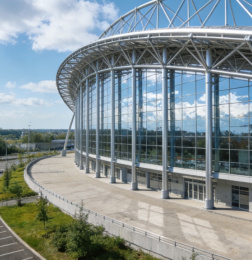 Steel structure sports stadium
