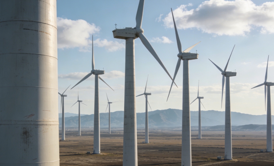Tours d'éoliennes en structure d'acier