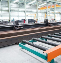 Prefabricated steel column