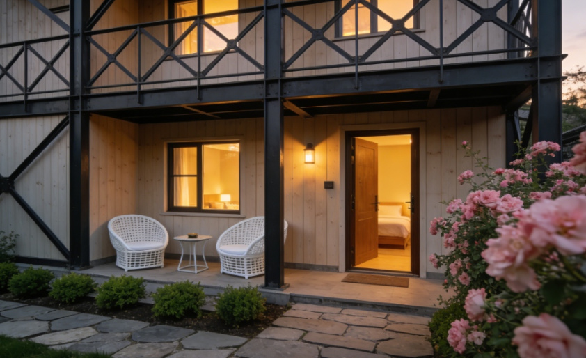 Casas de familia con estructura de acero