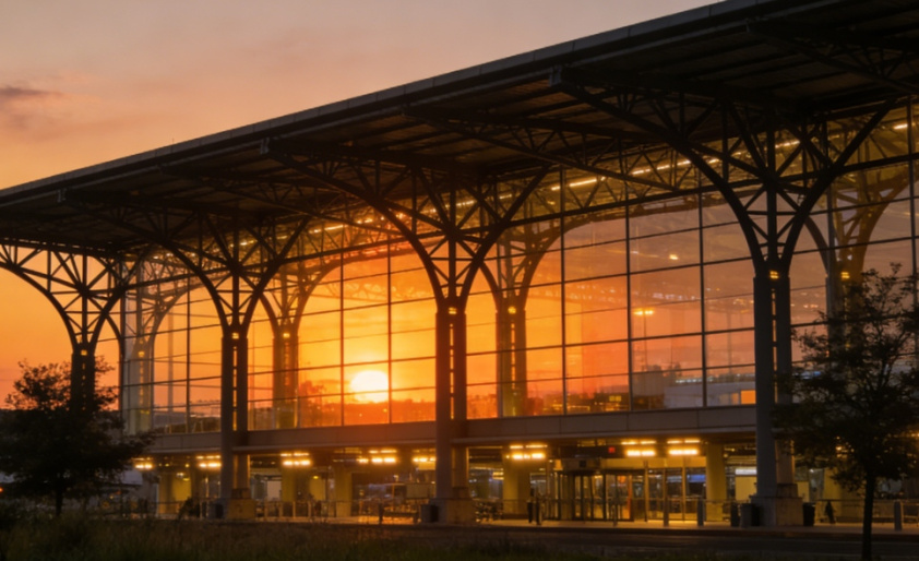 steel structure airport terminal,