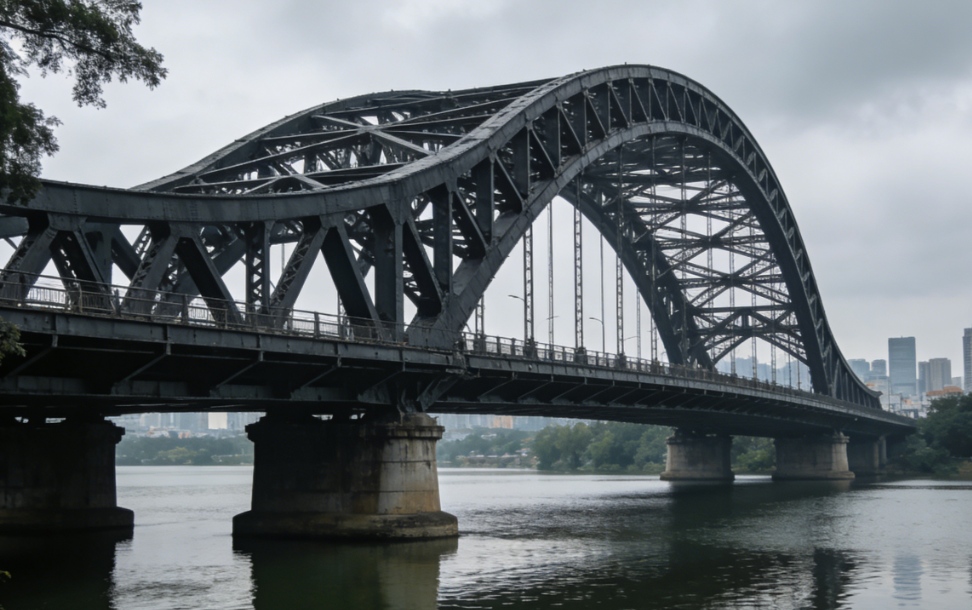 Puentes paisajísticos con estructura de acero