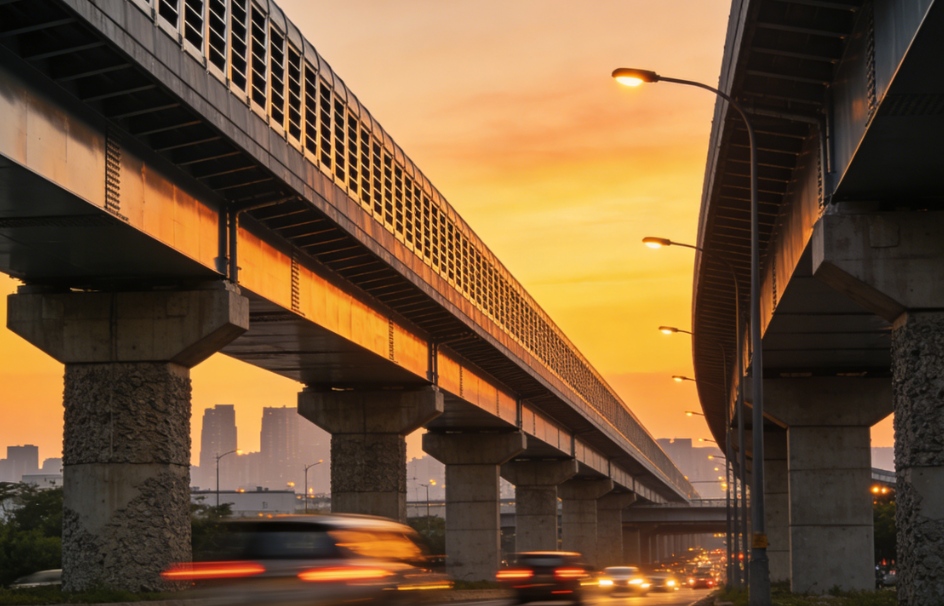 Ponts routiers à structure métallique