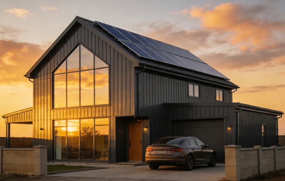 Villa's met staalconstructie