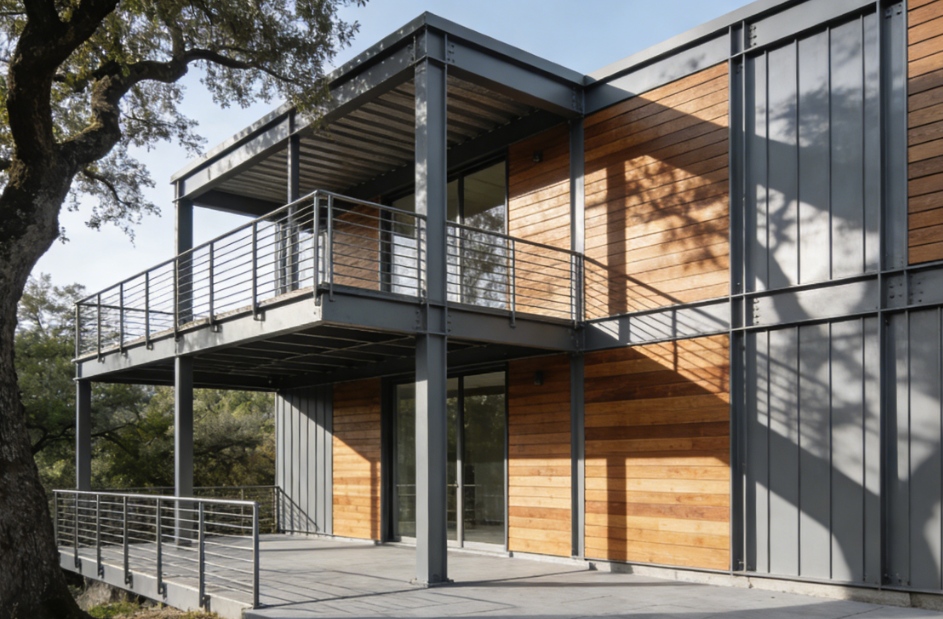 Villa's met staalconstructie