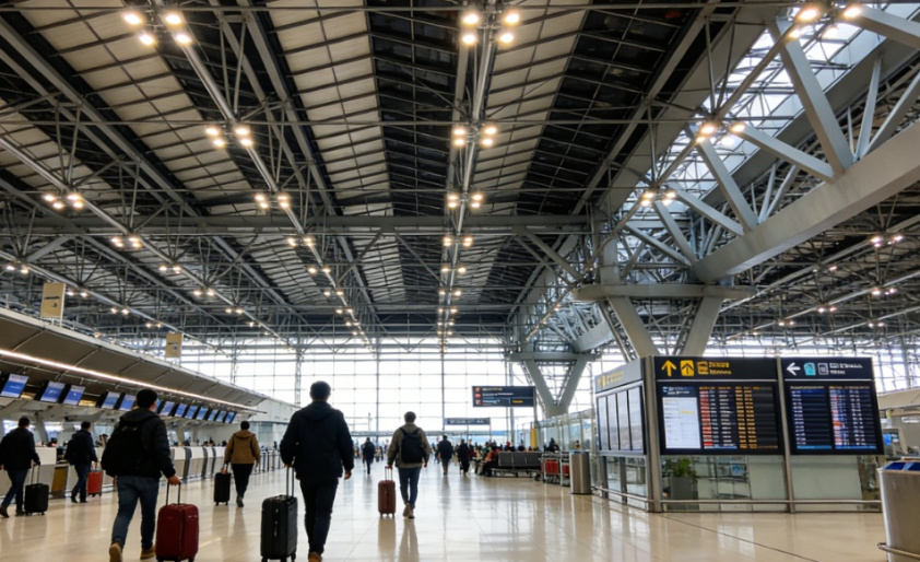 steel structure airport terminal,